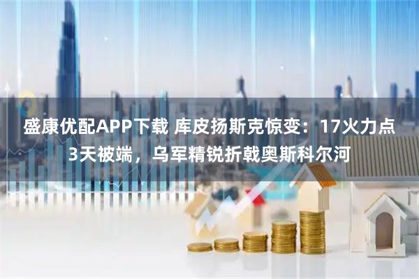 盛康优配APP下载 库皮扬斯克惊变：17火力点3天被端，乌军精锐折戟奥斯科尔河
