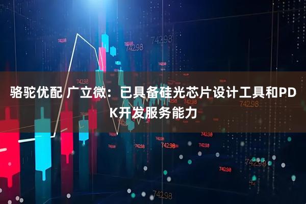 骆驼优配 广立微：已具备硅光芯片设计工具和PDK开发服务能力